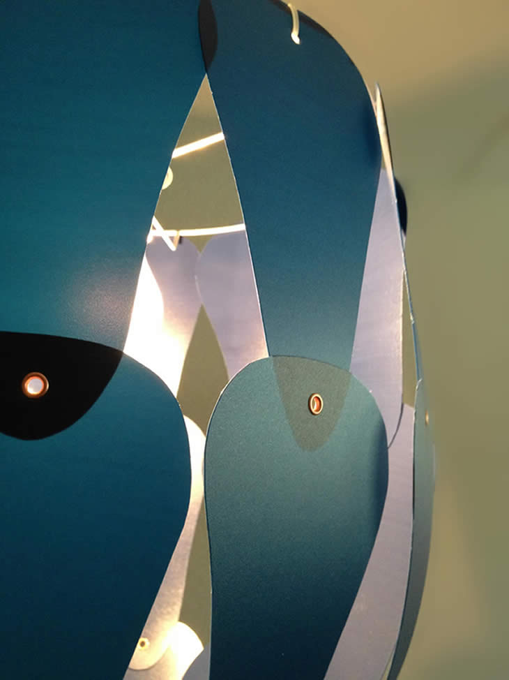 DROP: upcycle plastic lampshade by Gilbert de Rooij