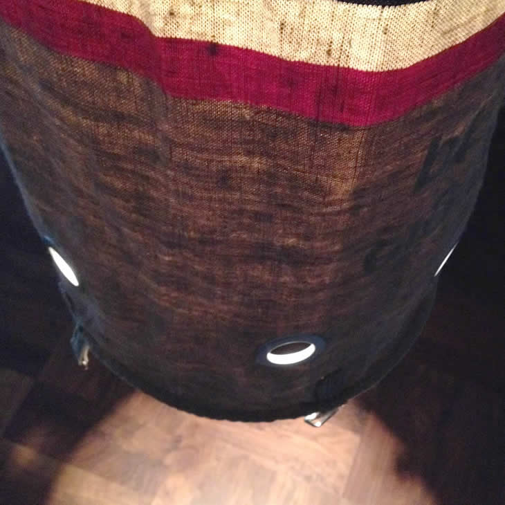 Empty Mailbag: Original Dutch mailbag pendant by Gilbert de Rooij