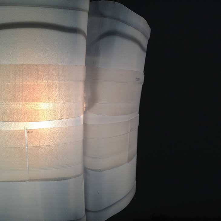 MilkFlowery: upcycle milk cartons lampshade by Gilbert de Rooij