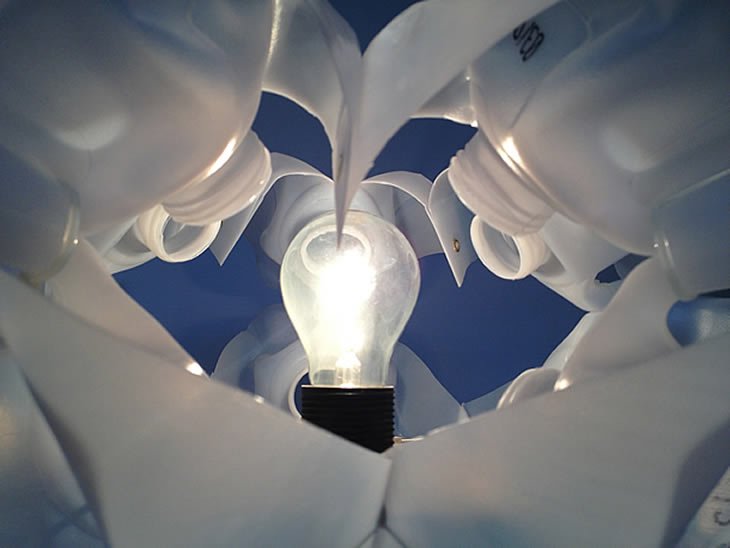 MilkShell lampshade by Gilbert de Rooij