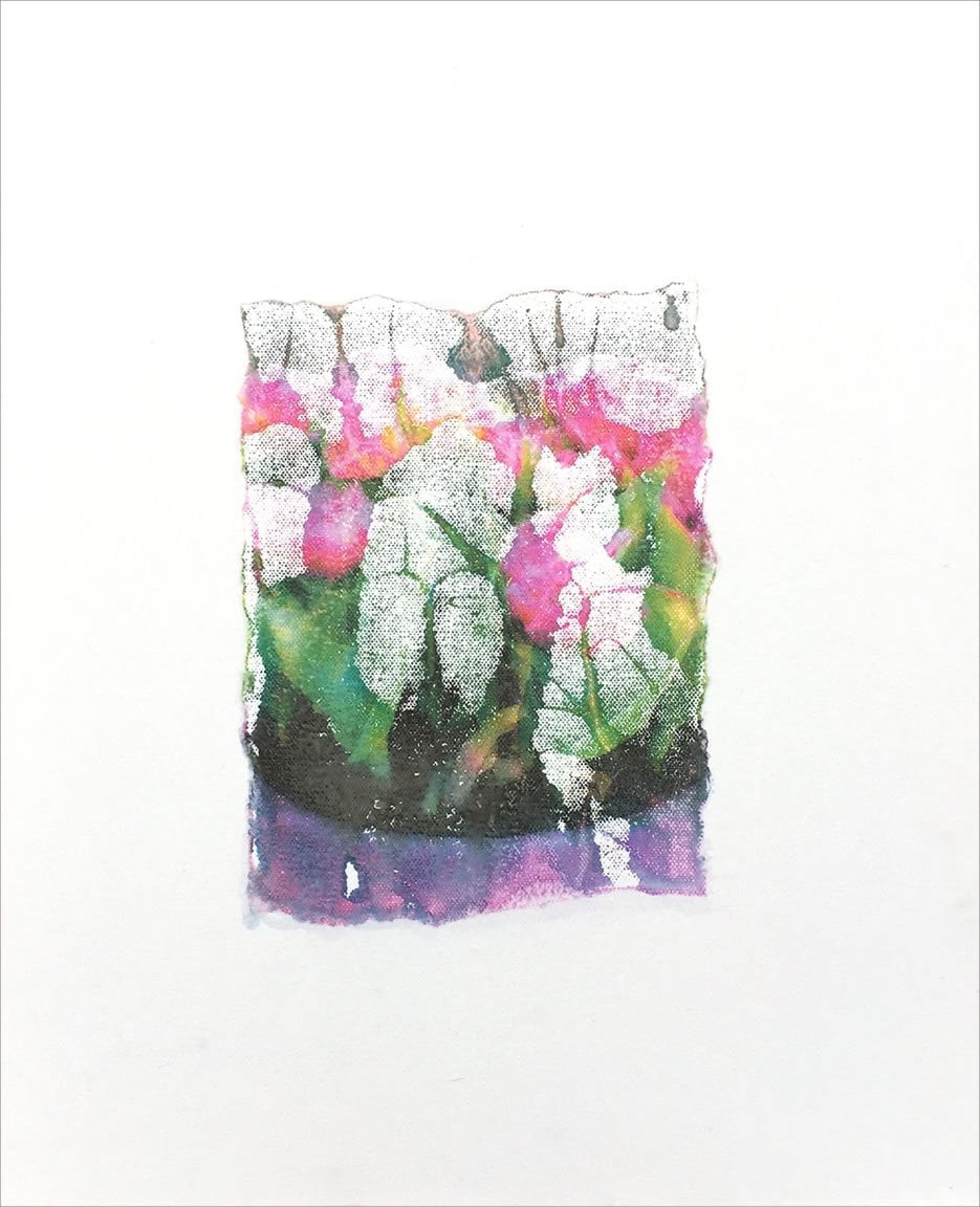Flower print 01, acrylic painting – GilbertsDesign